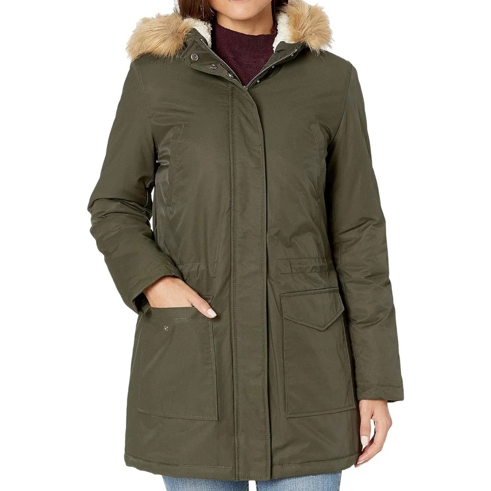Levi's® Parka with Sherpa & Faux Fur Hood